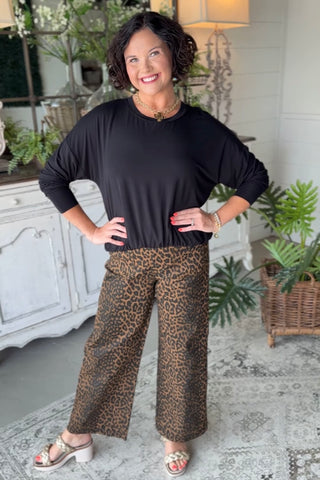Jungle Jane Pants Brown by Umgee