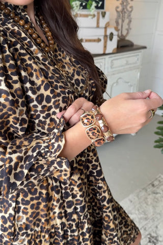 Joanie Bracelet Leopard Bracelets Golden Stella