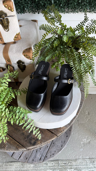 Me Time Black Wedge by Corkys