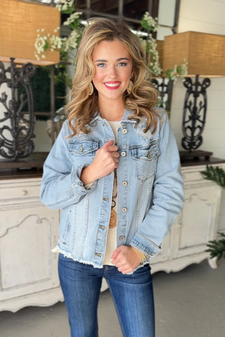 Zoey Denim Jacket Jacket Kancan