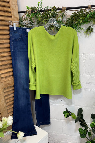 Outer Banks Sweater Lime Sole Luna