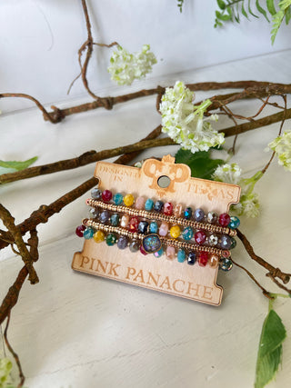 Shout Out Bracelets Multi Bracelets Pink Panache