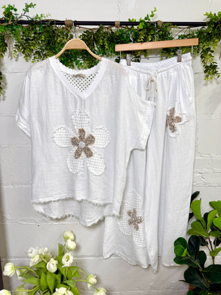 Spring Bling Top White Shirts & Tops New Afeis