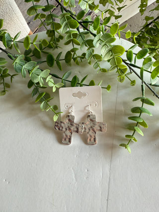 Faithfully Earrings Silver Earrings SM Style