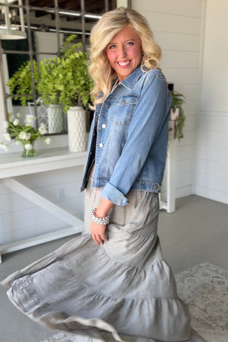 Get It Girl Bling Jacket Jacket Vanilla