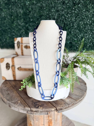 Marla Necklace Blue Necklaces L & B Creations