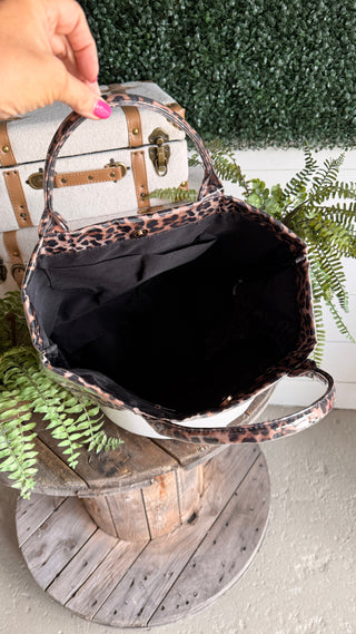 Lulu Mac Leopard Tote