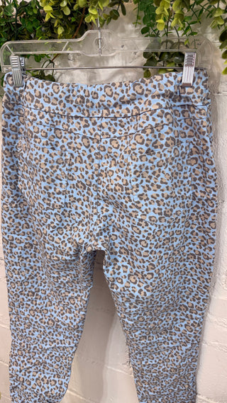 Lovin Leopard Pants Blue