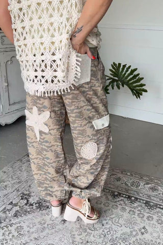 At Ease Pants Camo by POL Clothing Pants Pol Clothing