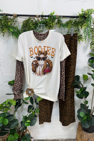 Boojee Ghost Tee Natural T Shirt The Crystal Ranch