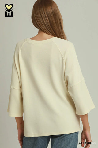 Cecelia Top Off White by Umgee