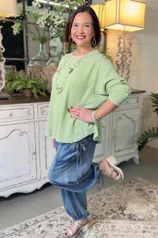 Kimi Key Lime by Easel Shirts & Tops Easel