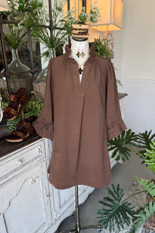 Gates Dress Brown by Umgee