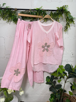 Spring Bling Pants Pink Pants New Afeis