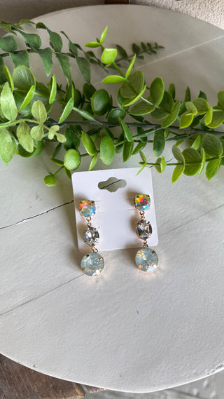 Glamour Earrings Clear