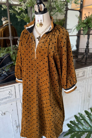 Barnes Dress Camel by Umgee Dresses Umgee