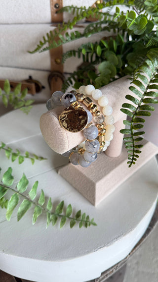Bondi Bracelet Set Grey