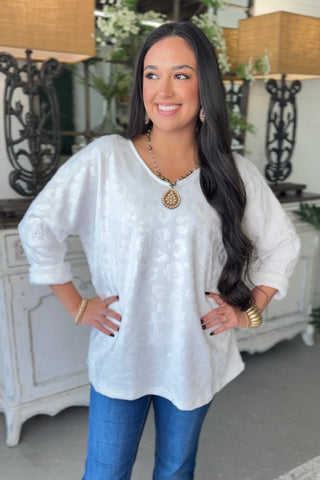 Hidden Image White sweater Oz