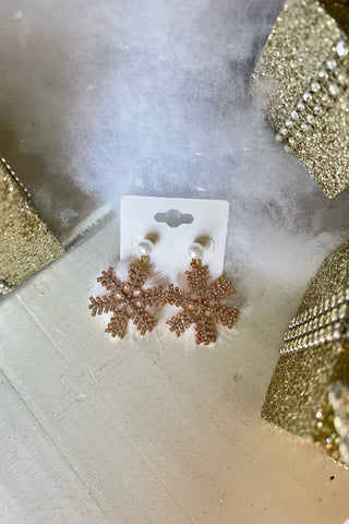 Crystal Flake Earrings Earrings carol's boutique