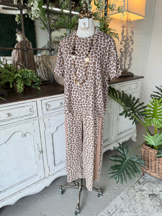 Obsessed Pant Set Animal Print Top & Pant Set Lovely Melody