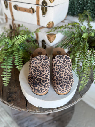 Mulani Leopard Clogs by Yellow Box Shoes Yellow Box