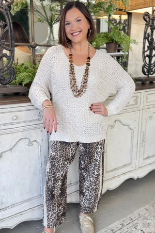 Snuggle Me Sweater Ivory