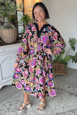 Edith Dress Black by Umgee