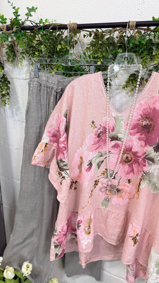 Beautiful Floral City Baby Pink Prospero