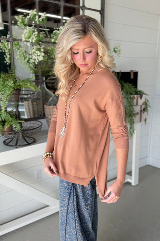 Feel It Latte by Umgee sweater Umgee