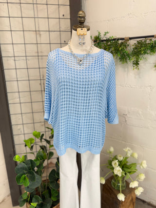 Easy Days Baby Blue sweater Camilla