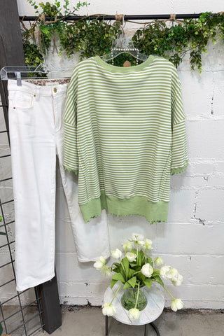 Anniston Top Lime by Peach Love Shirts & Tops Peach Love