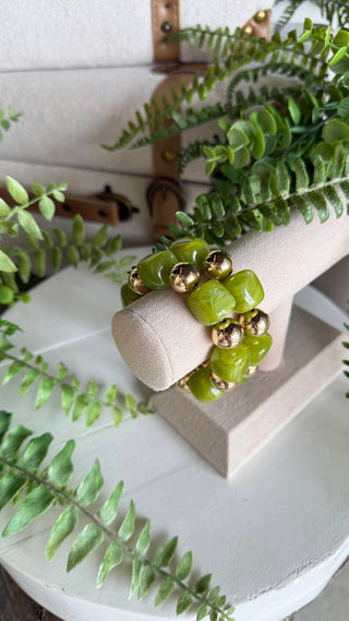 Ortega Bracelet Set Olive