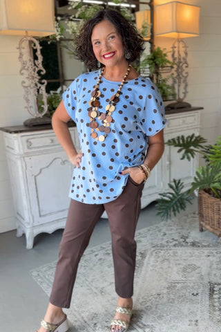 Velma Top Periwinkle