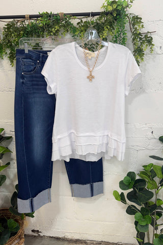 Christine Top White