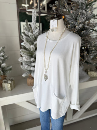 Sakina Sweater Ivory sweater Zenana