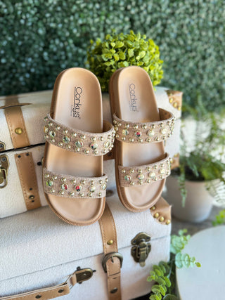 Have a Seat Sandals Tan by Corkys Sandal Corky's Footwear