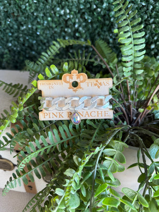 Girl Friday Bracelet Silver by Pink Panache Bracelets Pink Panache