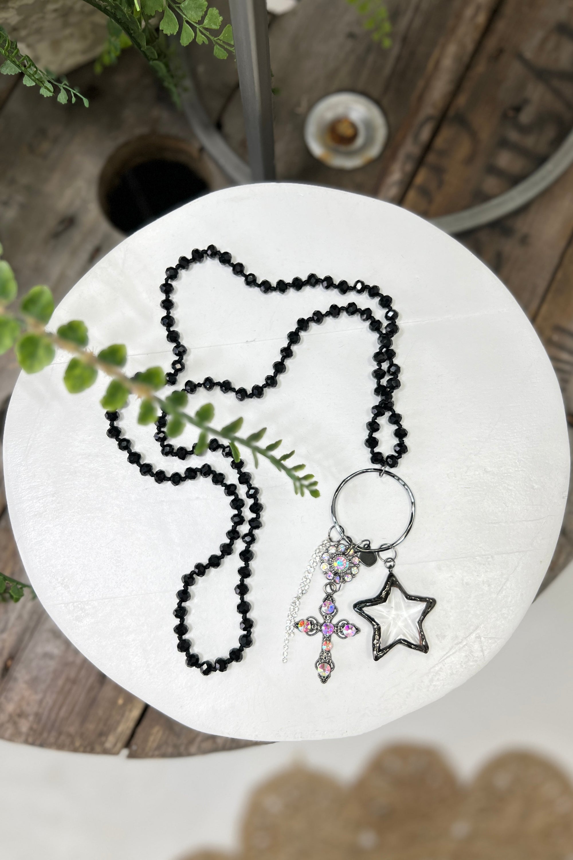 Chasing Stars Necklace Pearl  BFF   