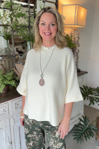 Fowler Sweater Cream by Umgee