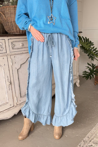 Lexie Pants Light Denim by Easel Easel