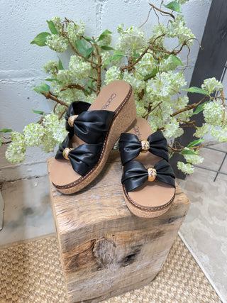 Miss Understood Black by Corky's Sandal Corky's Footwear