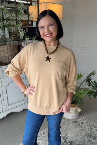 Tidwell Pullover Camel