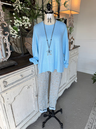 Girl Next Door Sweater Sky