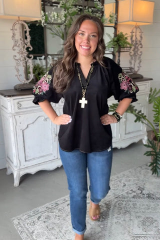 Seasoned Top Black by Umgee