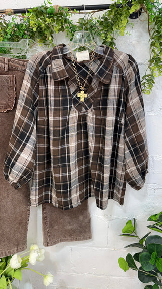 Rowan Top Espresso by Umgee