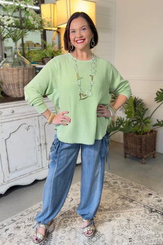 Kimi Key Lime by Easel Shirts & Tops Easel