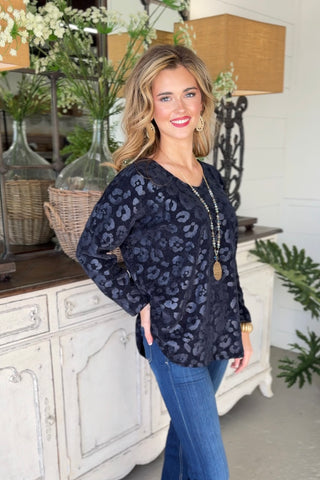 Hidden Image Navy sweater Oz