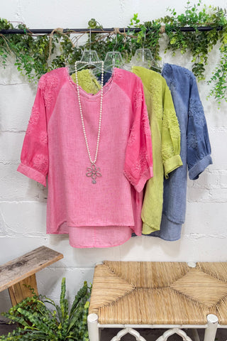 Arm Candy Fuchsia RESTOCK Shirts & Tops S F Moda