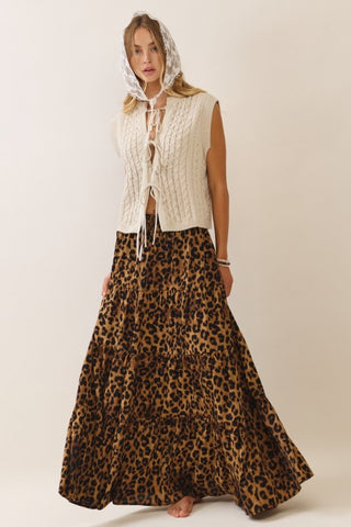 Athens Skirt Leopard by Oddi Skirt Oddi