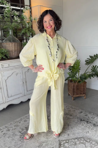 Daisy Jane Top Yellow Shirts & Tops Sole Luna
